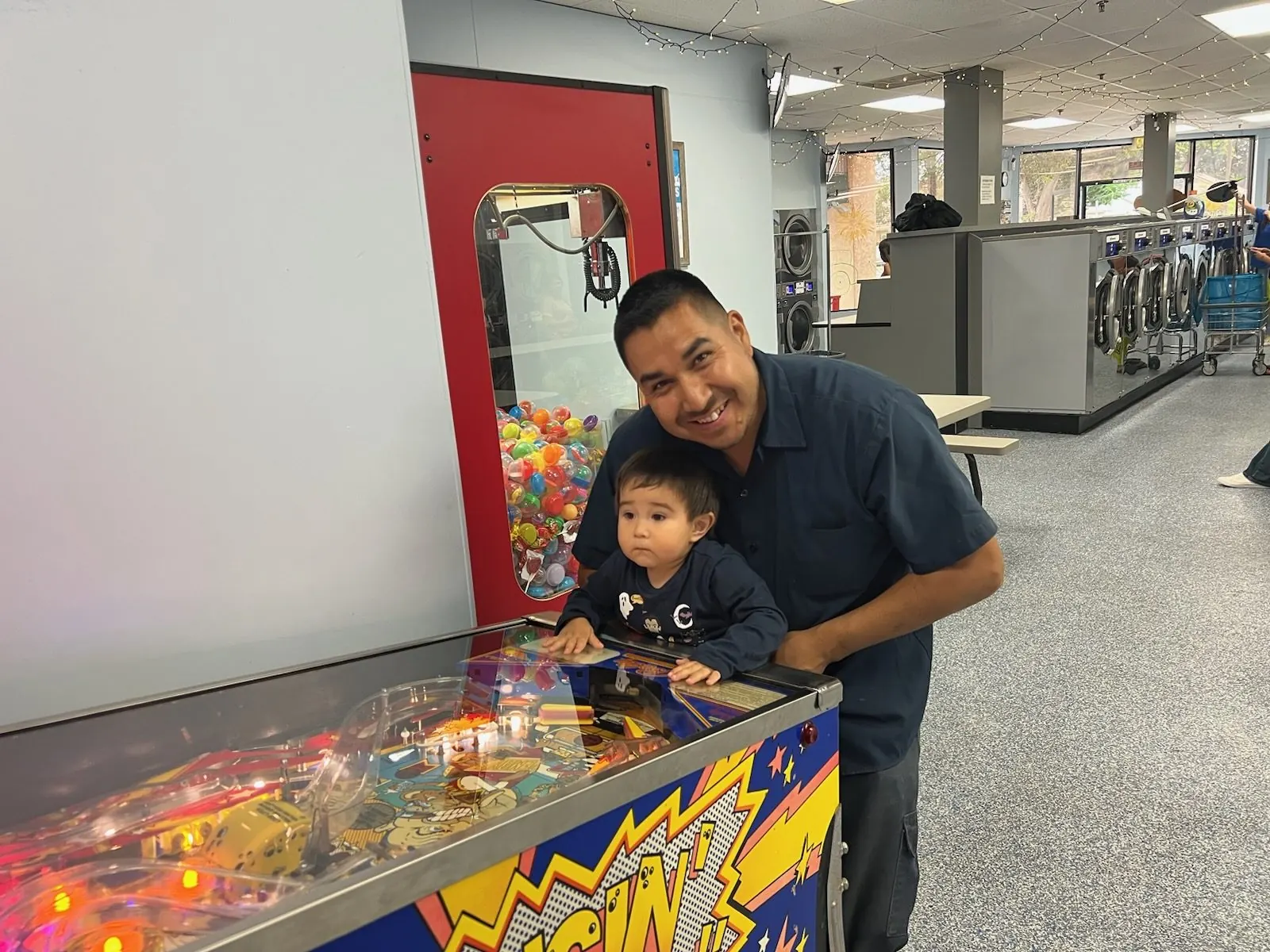 Pinball and family-friendly amenities