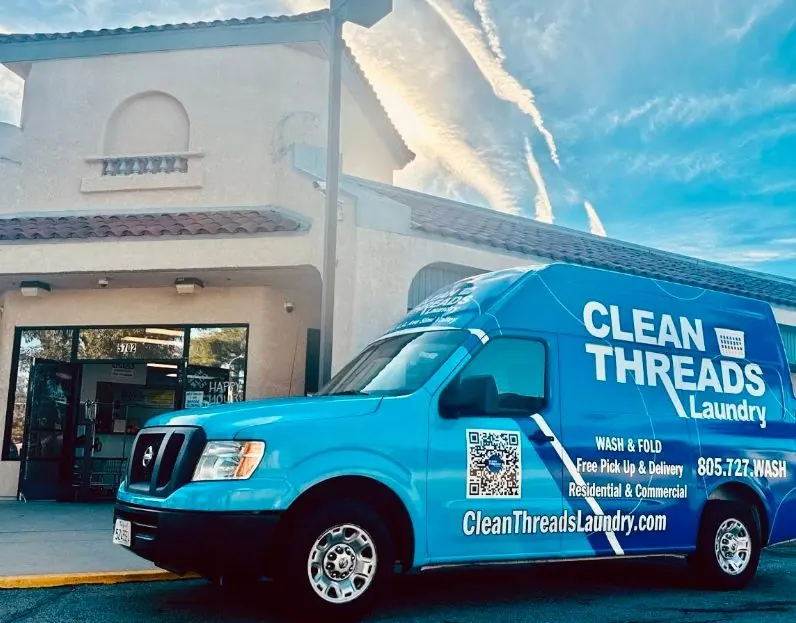 Clean Threads wash and fold van